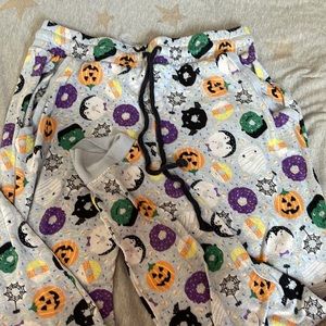halloween donut pajama pants
